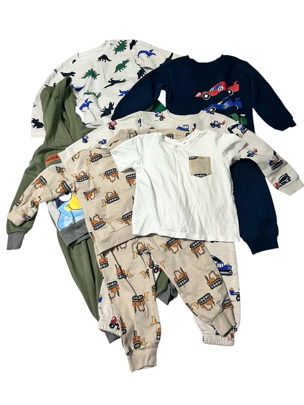 5 Pair Sweats Bundle, Toddler Boys 2T
